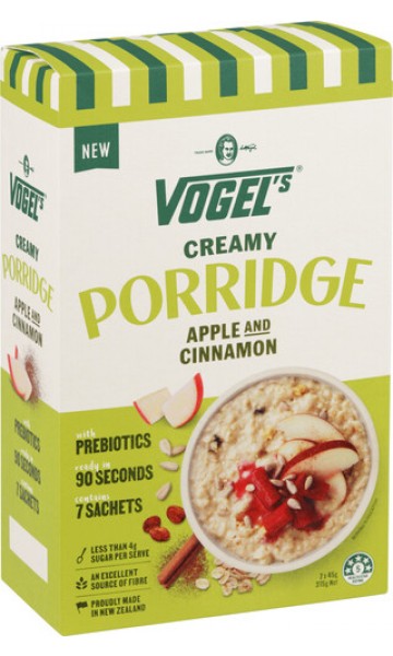 Vogel’s Creamy Porridge Apple & Cinnamon