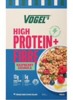 vogels protein fibre raspberry granola