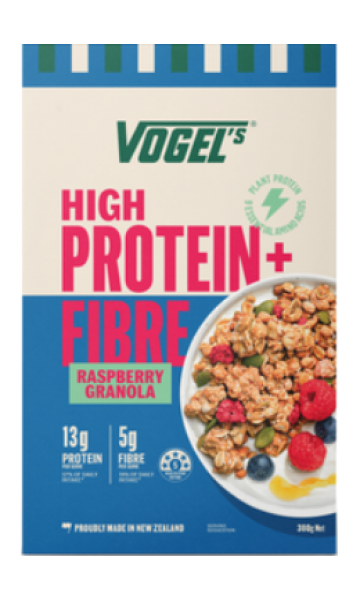 Protein+Fibre Raspberry Granola