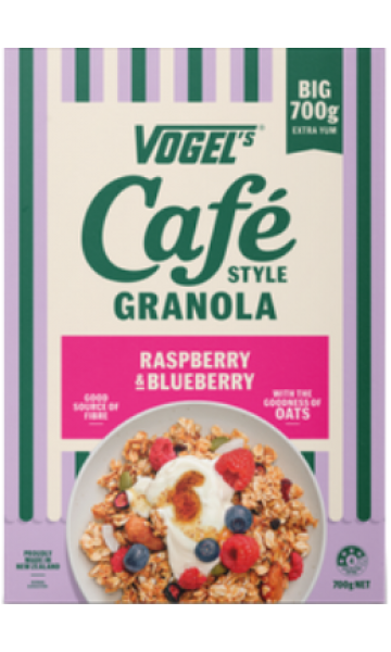 Café Style Raspberry & Blueberry Granola