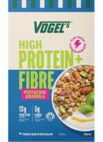 vogels protein fibre pistachio granola