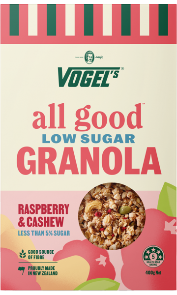 All Good Low Sugar Raspberry & Cashew Granola