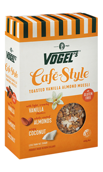 Café-Style Toasted Vanilla Almond Muesli » Vogel's Bread & Cereal ...